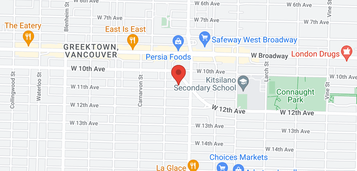 map of 2835 W 11TH AVENUE
